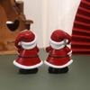 Creative Santa Claus Figurine Resin Miniature Sculpture Santa Claus Statue  Party