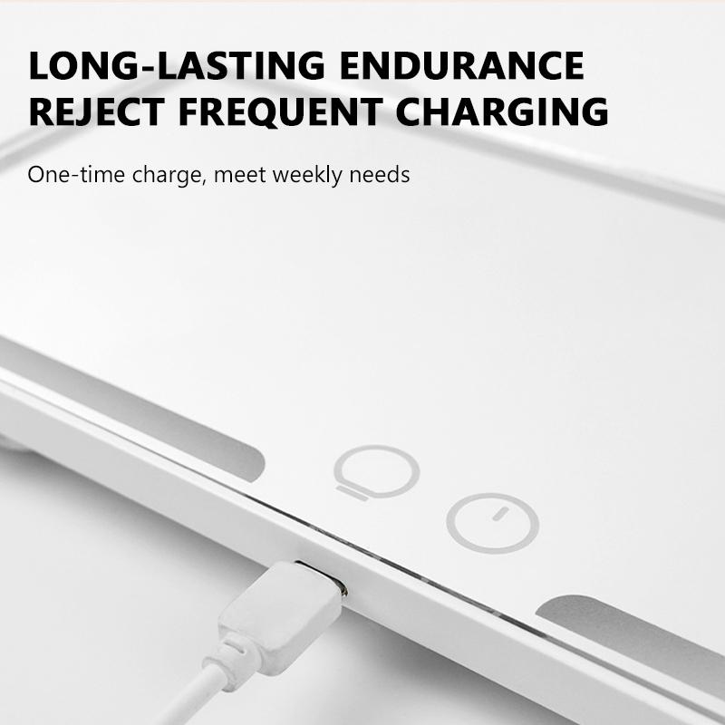 HD Car Mirror for Sun Visor Large Touchscreen with 3X Magnifying Vanity Mirror 3 Color Light Adjustable Interior Rearview Mirror