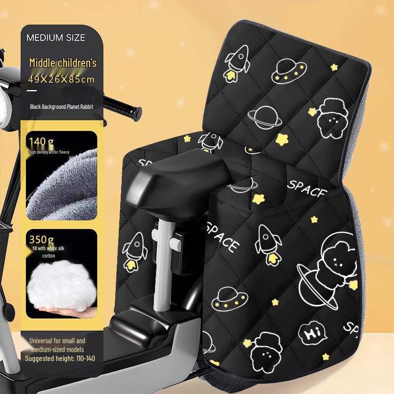 All-Season Windproof Motorcycle Sunshade with Winter Fleece Lining