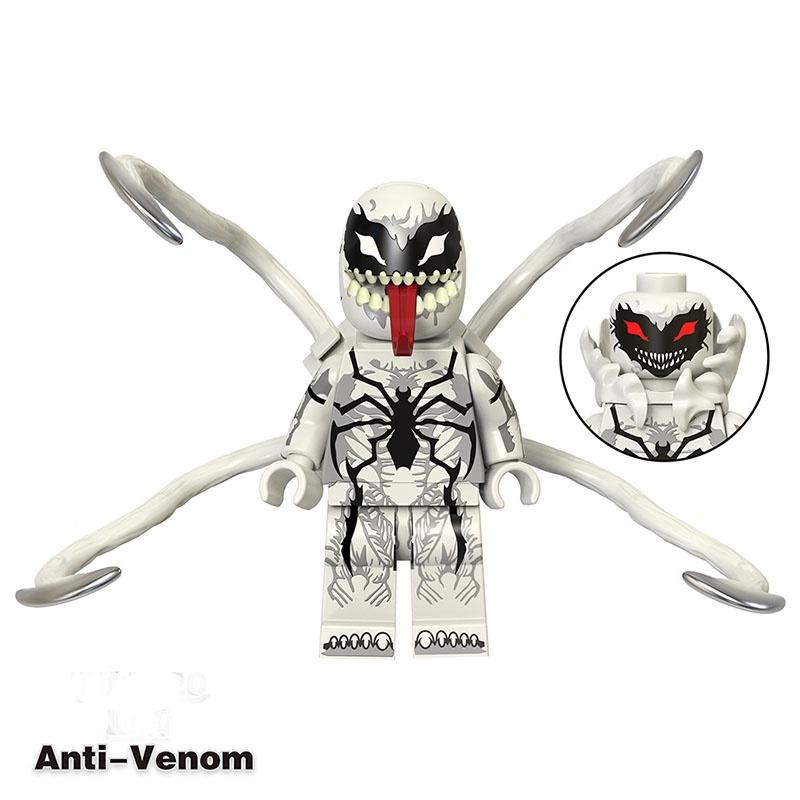 Tv6203 Children's Building Blocks Toy Venom Serum Deadpool Mini Figure Bag Packaging
