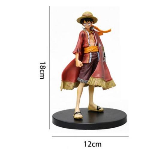 15-årsjubileum Japan Anime Figur Monkey D Luffy Figur Ferdigvarer PVC Action Figur Collection Modell Leker 18 cm Figura