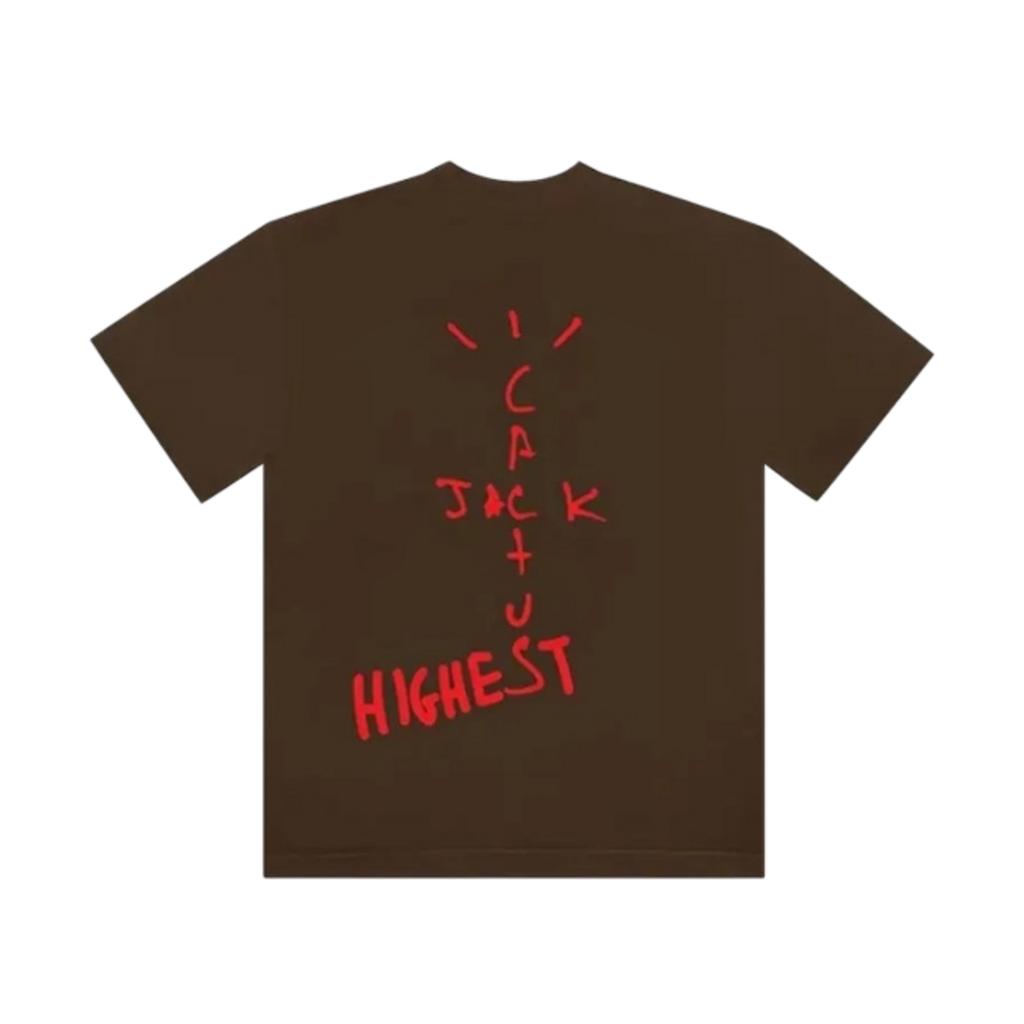 T-Shirt Travis Scott Jordan Cactus Jack Highest Braun