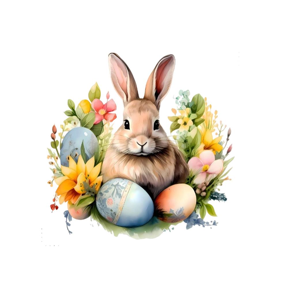 Easter Themed Easter Egg Wall Stickers, Wall Decorations, Holiday Decoration Stickers, PVC Self-adhesive Stickers