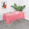 2pcs Waterproof Plaid/Stripes Disposable Tablecloth Oil Proof Desktop Decoration  Birthday