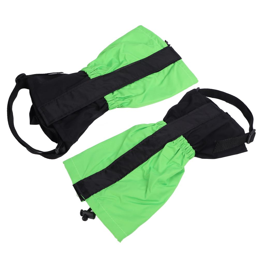 Children S Leg Covers Adjustable Waterproof Windproof Sand Prevention Children S Outdoor Leg Covers(Green )