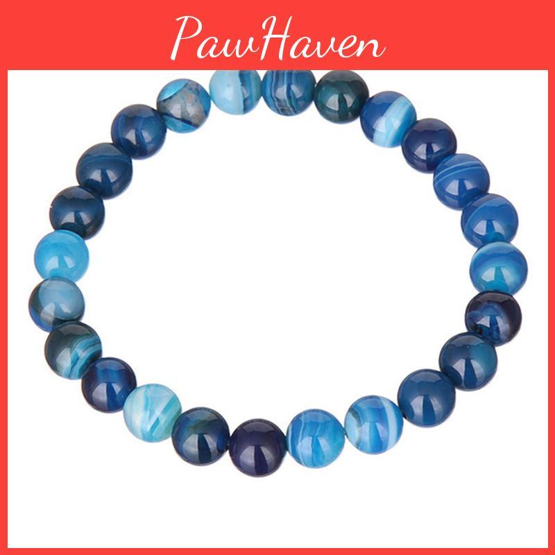 Versatile 6mm Natural Gemstone Round Beads Stretchy Bracelets For Every Occasion