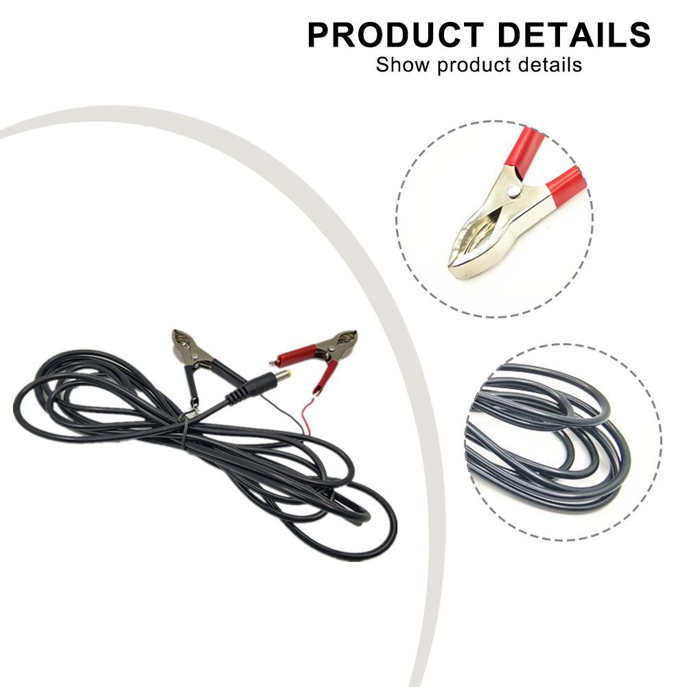 300cm Für Krokodilklemmenkabel für 12V 24V DC Stromversorgung Stecker-zu-Stecker-Verbindung für Batterie- und Solaranwendungen