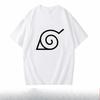 Trendy Brand Naruto Children's T-shirt Summer New Anime Peripheral Printed Parent-child Outfit Pure Cotton Fashionable T-shirt
