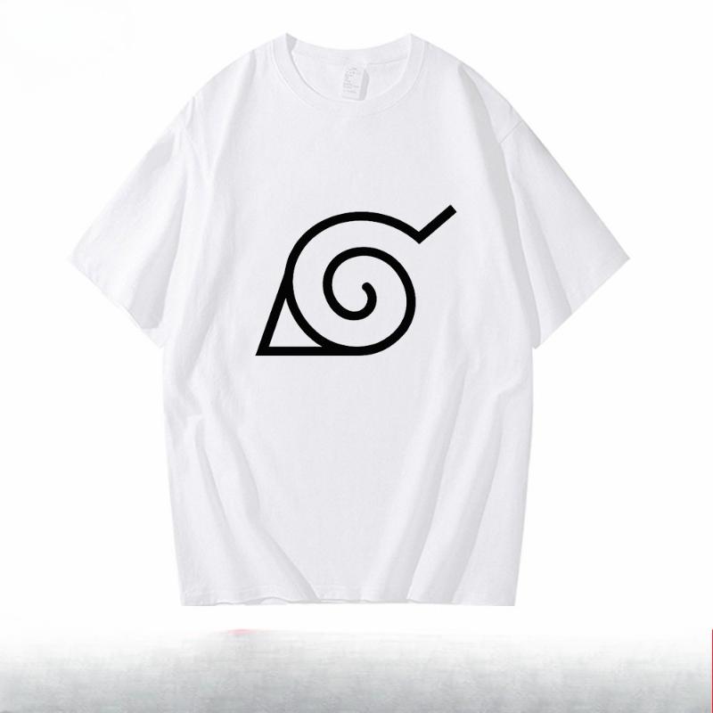 Trendy Brand Naruto Children's T-shirt Summer New Anime Peripheral Printed Parent-child Outfit Pure Cotton Fashionable T-shirt