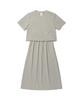 SNOWPEAK APPAREL Thin Tech Basic Dress (S26Mwsop31) Fog Gray