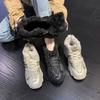 Dad shoes women's winter new velvet female student cotton shoes high-top warm snow boots casual short boots