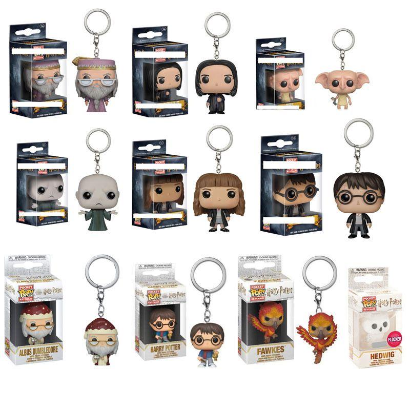 Harry Pop Funko Potter Keychain Keyring Pendant Merch Figures Xmas Gift Kids For