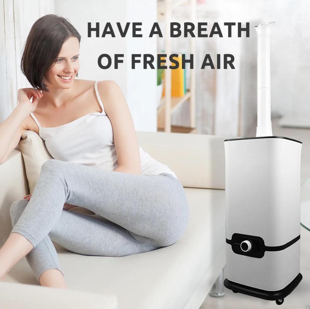 16L Industrial Ultrasonic Humidifier - High Mist Volume, CE Certified, English Version