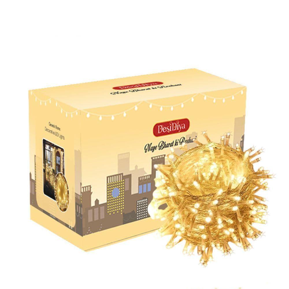 

35 Feet Long LED Power Pixel Serial String Light, 360 Degree Light in Bulb | Copper Led Pixel String Light for Home Decoration