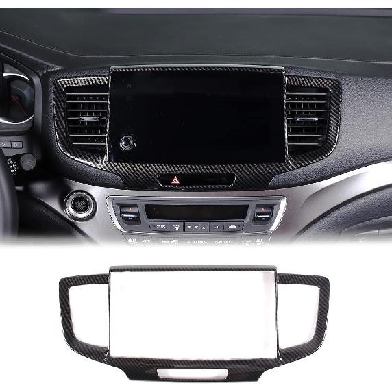 Dashboard Navigation Panel Frame for Honda Pilot 2019-2022/ Ridgeline 2021-2023/ Passport 2019-2023, ABS Material Center Console GPS Screen Panel