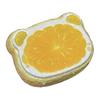 Yousheng Bear Cake Squeeze Toy Stress Relief Simulated Jelly Orange Cake Sensory Toy Soft Stretchy Food Shape Home Office Desk