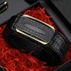First Layer Cowhide Men's Belt Genuine Leather Automatic Buckle Casual Crocodile Belt Men's Business Belt Middle Aged and Young
