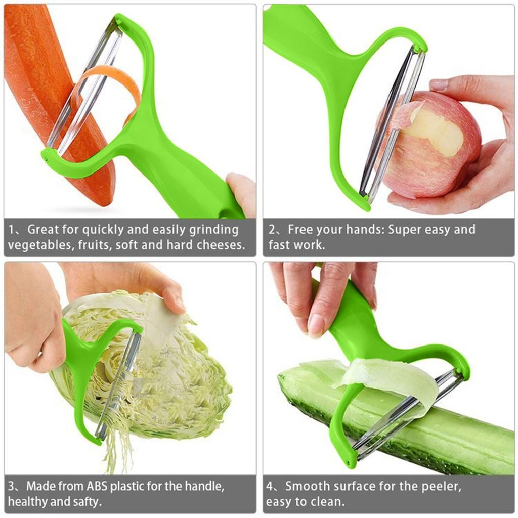 Multifunctional Portable Stainless Steel Potato Peeler Cabbage Peeler Grater Knife