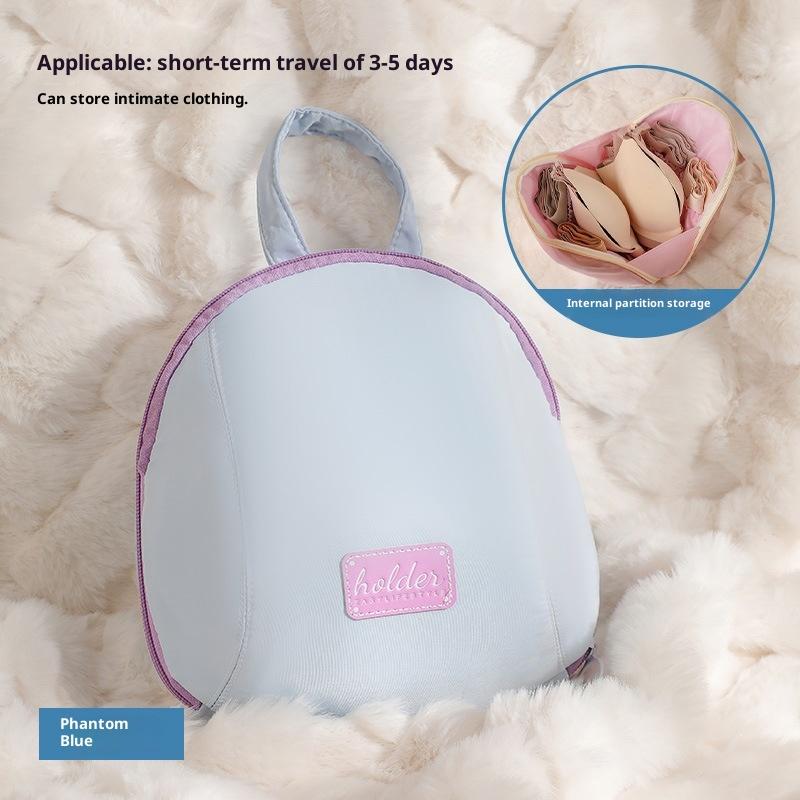 1Pcs Portable Travel Underwear Socks Bra Organizer Bag Polyester Fiber Handheld Storage Bag For Intimate Clothes Ball Shaped