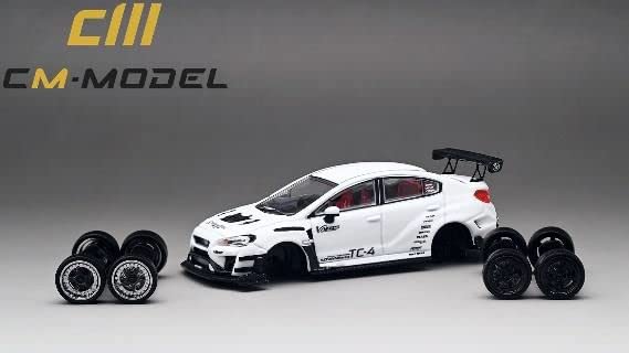 CM MODEL Scala Subaru VAB S4 VARIS Kit Wide Body 1/64 (Prodotto finito) CM64-VAB WRX-02