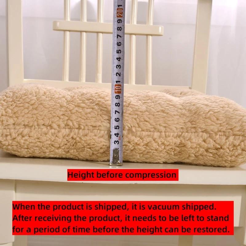 Comfortable Thickened Lamb Velvet 9-Needle Soft Cushion Suitable For Living Room,Bedroom,Car,School,Office