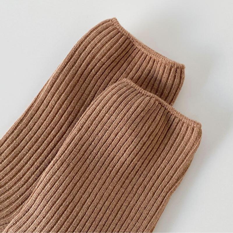 Dámské ponožky střední délky jednobarevné na jaro a podzim - Korejský styl univerzální design