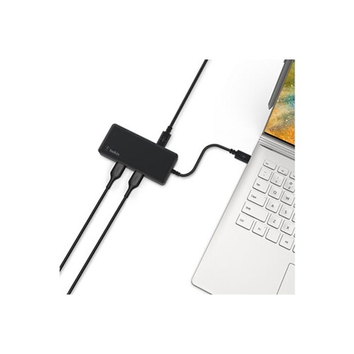 Adaptateur multiport - Belkin - HUB USB-C 5 en 1 - HDMI 4K - Power Delivery 3.0 - Compatible Chromebook