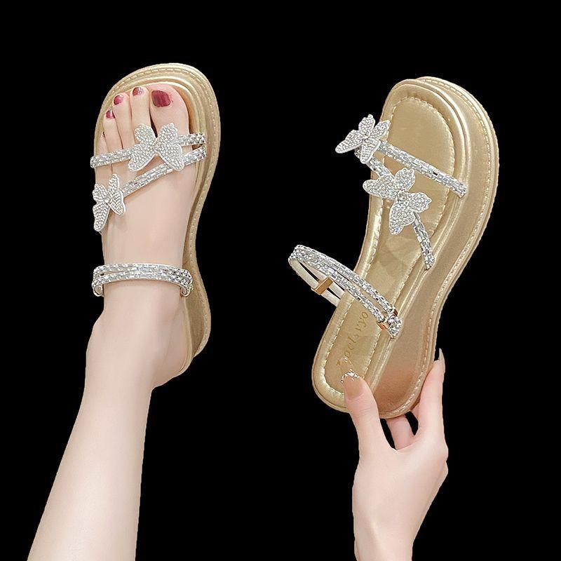 Platform Roman Style Sandals for Women Beach Open Toe Woman Shoes Summer 2025 Comfortable Wholesale Vintage Luxury Designer Shoe
