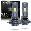 TOAUTO H4 LED Lights Bulbs 300W 30000LM Car Headlights H11 9005 H7  LED Headlight Canbus Turbo Lights for Car 6000K 12V 24V