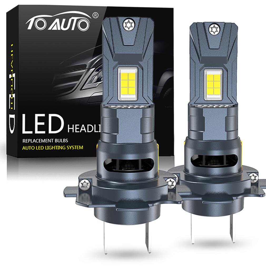 

TOAUTO H4 LED Lights Bulbs 300W 30000LM Car Headlights H11 9005 H7 LED Headlight Canbus Turbo Lights for Car 6000K 12V 24V H7