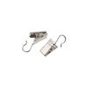 50 Pcs Durable Iron Drapery Hook With Hook Curtain Hook Clips Stainless Steel Curtain Clips  Window