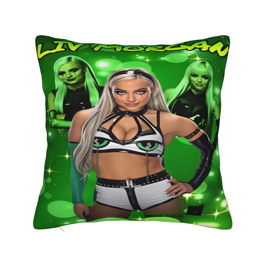Liv Morgan American Wrestler And Actress  Pillow Case  Custom Pillow Cover For Chair Sofa Home Decor Cute Funny Pillowcases