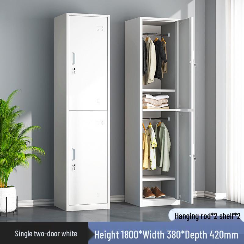 Single Door Steel Locker Cabinet for Employee or Dormitory Use