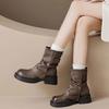 Best-selling Shoes: Thick-soled Retro Ankle Boots, New Women's Trouser Boots
