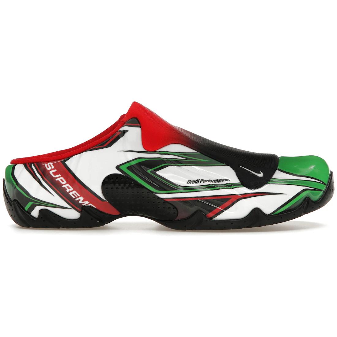 

Sneaker Nike Clogposite Supreme White Gym Red Green(FN0289-100) 42