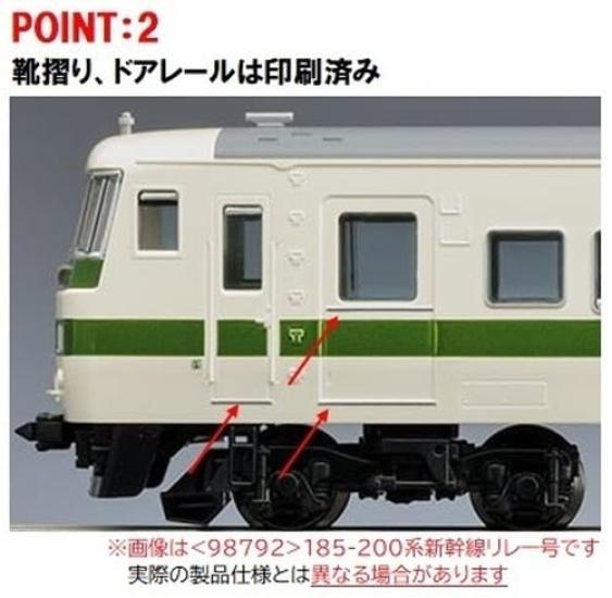 TOMIX N Gauge JR 185 200 Series Dancer Reinforced Skirt Set 98569 Railway Model Train