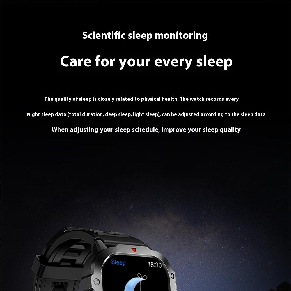 Smart Watch with Flashlight Ultra Bluetooth Call Information Reminder Sports Watch