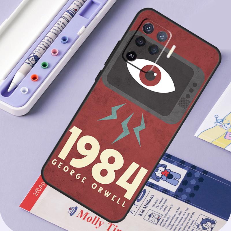 

1984 Джордж Оруэлл Книга Роман Для Oppo A96 A76 A16 A94 A74 A54 A15 A18 A38 A58 A78 A98 A40 A60 A80 A57 A17 A77 A5 Pro Чехол OPPO A18 4G