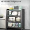 Floor Standing Multi-layer Kitchen Storage Shelf
