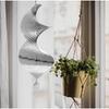 Creative Metal Spiral Wind Spinner - Silent 3D Tornado Wind Chimes - Outdoor Garden & House Decoration Bird Scare