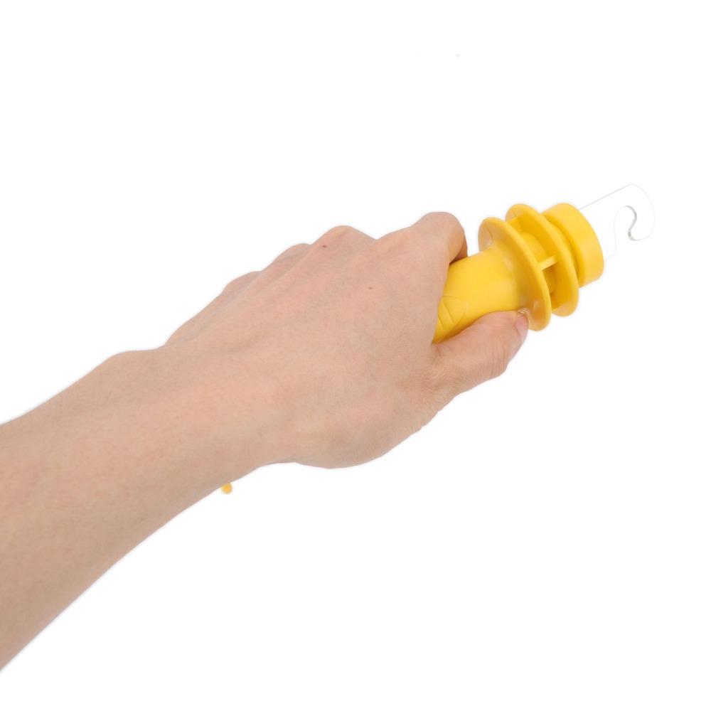 Yellow Electric Fence Handle PE Insulated Fence Grip Durable Gate Grip Bar  Livestock Fence