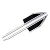 2 piece Car Body Protective Sticker Fender Side Blade V Badge For Renault RS Megane 2 3 4 Trafic Scenic 2 Clio Captur Twingo Q