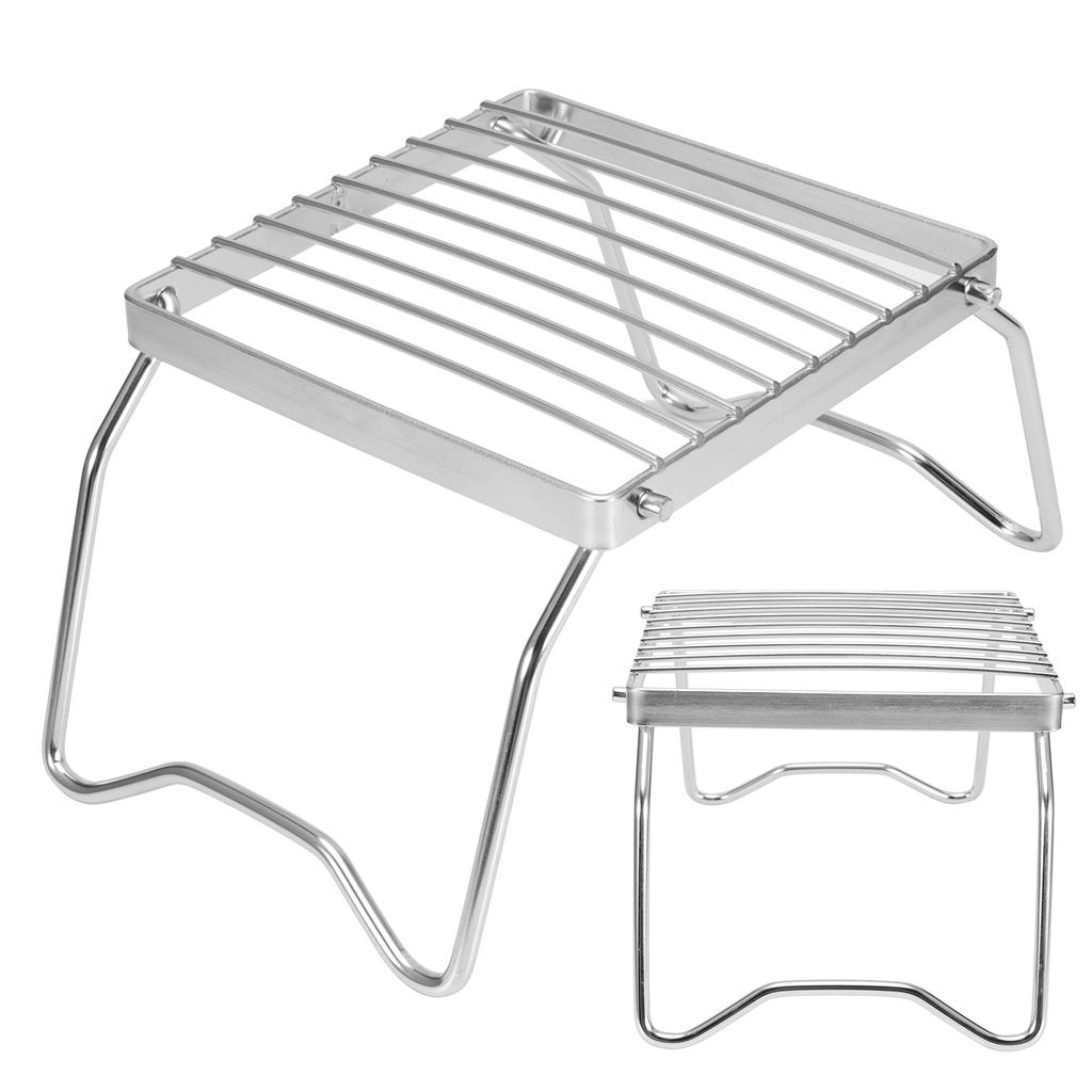 BBQ Grill Rack Mini Folding Portable Stainless Steel BBQ Grill for Outdoor Picknic Party