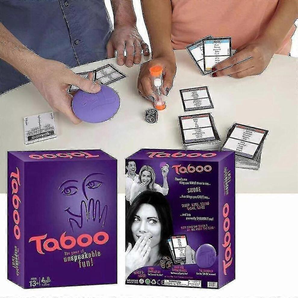 Taboo Game Classic Hourglass Timing Family Board Game