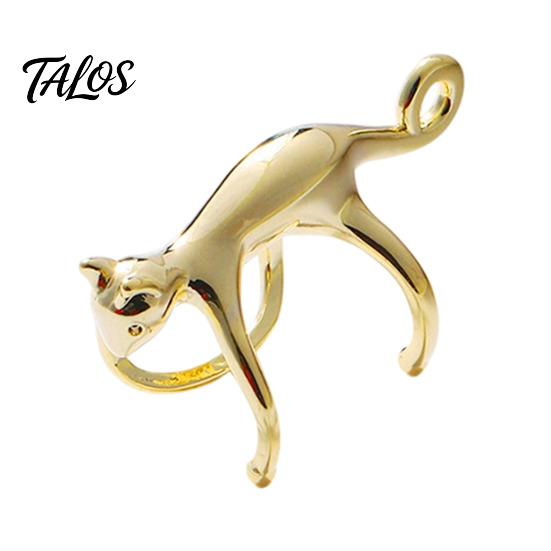 Clip on Earrings for Women 1 Pc Cute Cat Ear Cuff Earring Women, Funny Kitten Animal Cartilage Wrap Around Earring, Non Piercing Crawler Climber