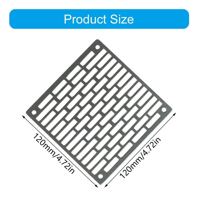 12CM Computer Fan Guard Cover Protects PC Easy Assembly Works With Various measurements