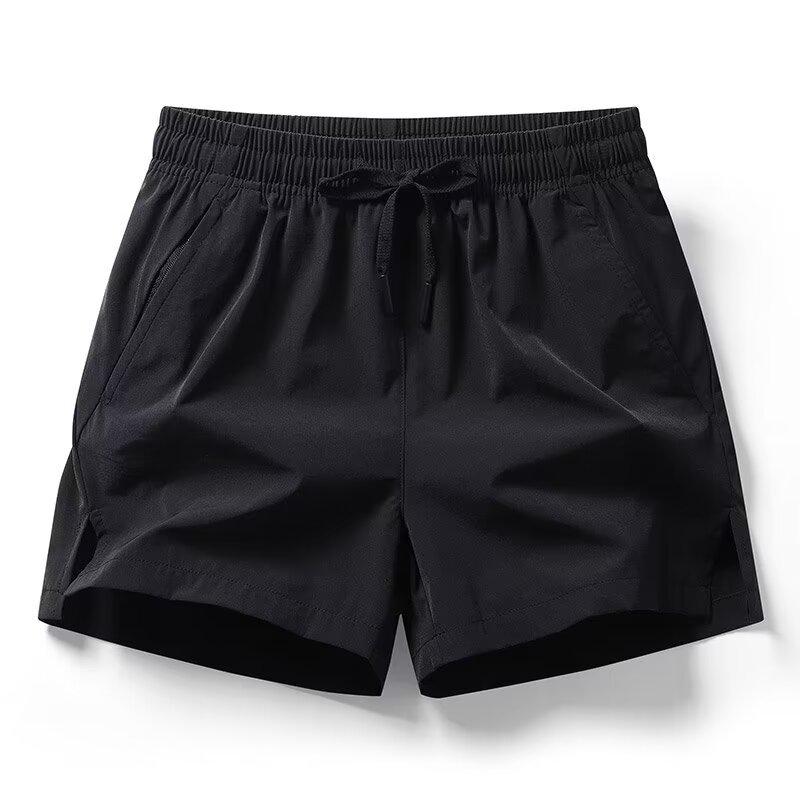 

Men s Quick-Dry Ice Silk Running Shorts - Breathable, Elastic, Lightweight Summer Fitness Wear 3XL