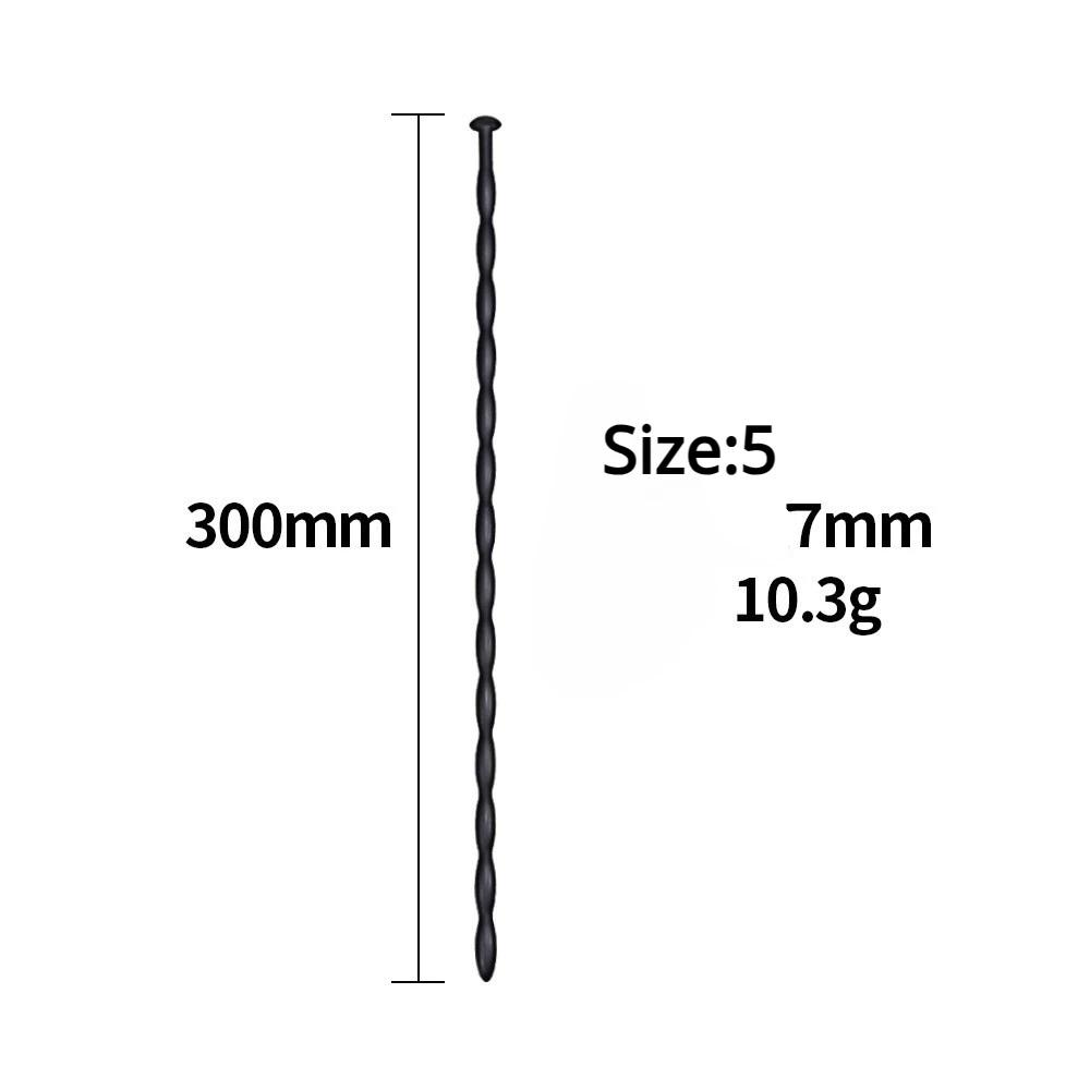 Silicone Wave Horse Eye Stick Urethran Expander Sextoys SM Penis Plug Men Urethra Masturbation Stimulator Adult Supplies