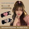 Elegant Love Ball Hair Clip for High Ponytails - Women's Stylish Head Ornament and Secure Hairpin.