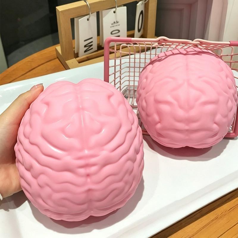 Giocattolo Antistress Squishy Jumbo Cervello Similato Giocattolo Fidget Modello Grande Cervello Palla Antistress Giocattolo Scherzo da Spremere Giocattolo per Alleviare Stress e Ansia Regali di Natale